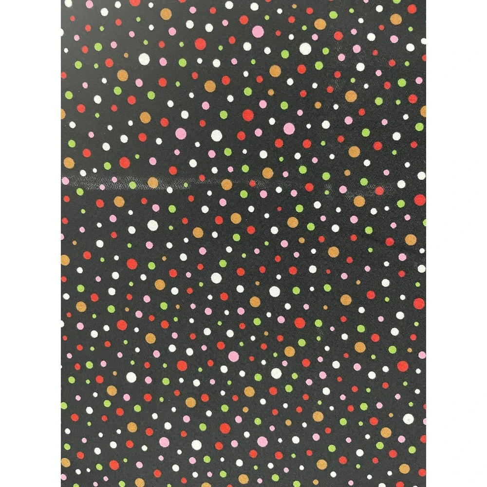 Fabric Piece‎ Black Dots 60